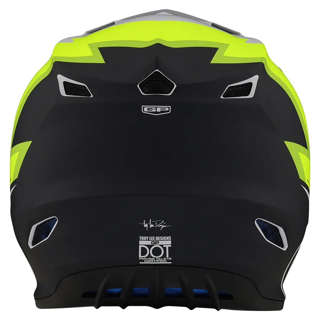 TLD - GP Volt Fog Grey/Yellow Helmet - Image 3