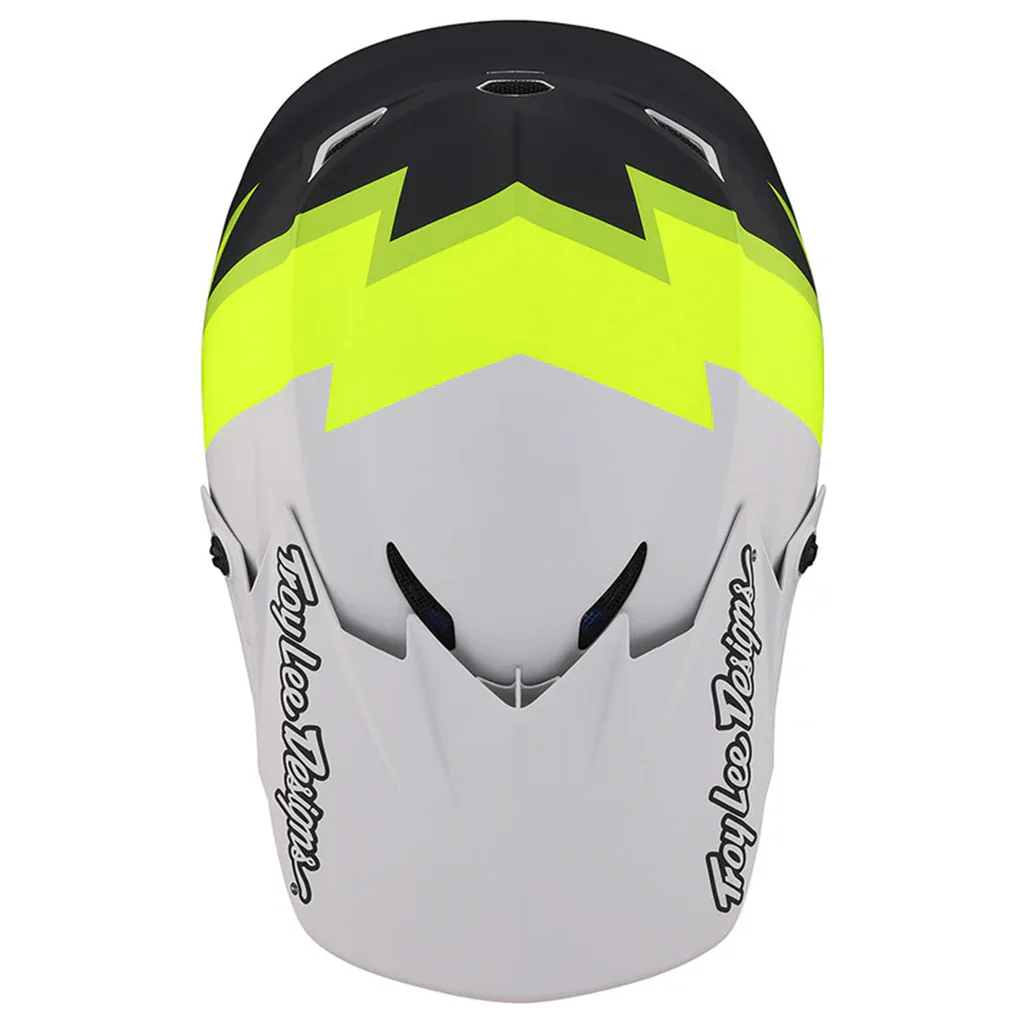 TLD - GP Volt Fog Grey/Yellow Helmet - Image 4