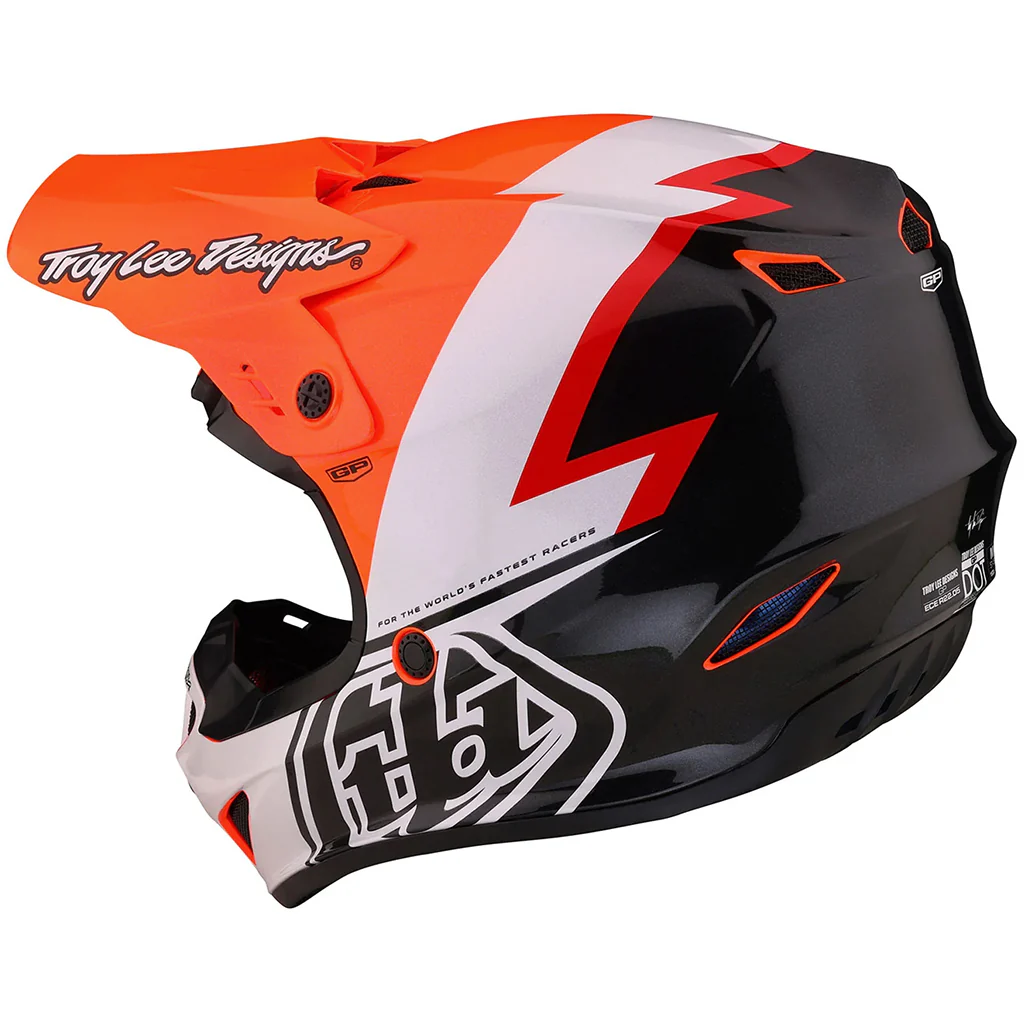 TLD - GP Volt Orange/Black Helmet - Image 2