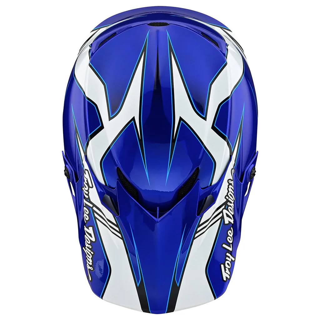 TLD - SE4 Poly MIPS Matrix Blue/White Helmet - Image 8