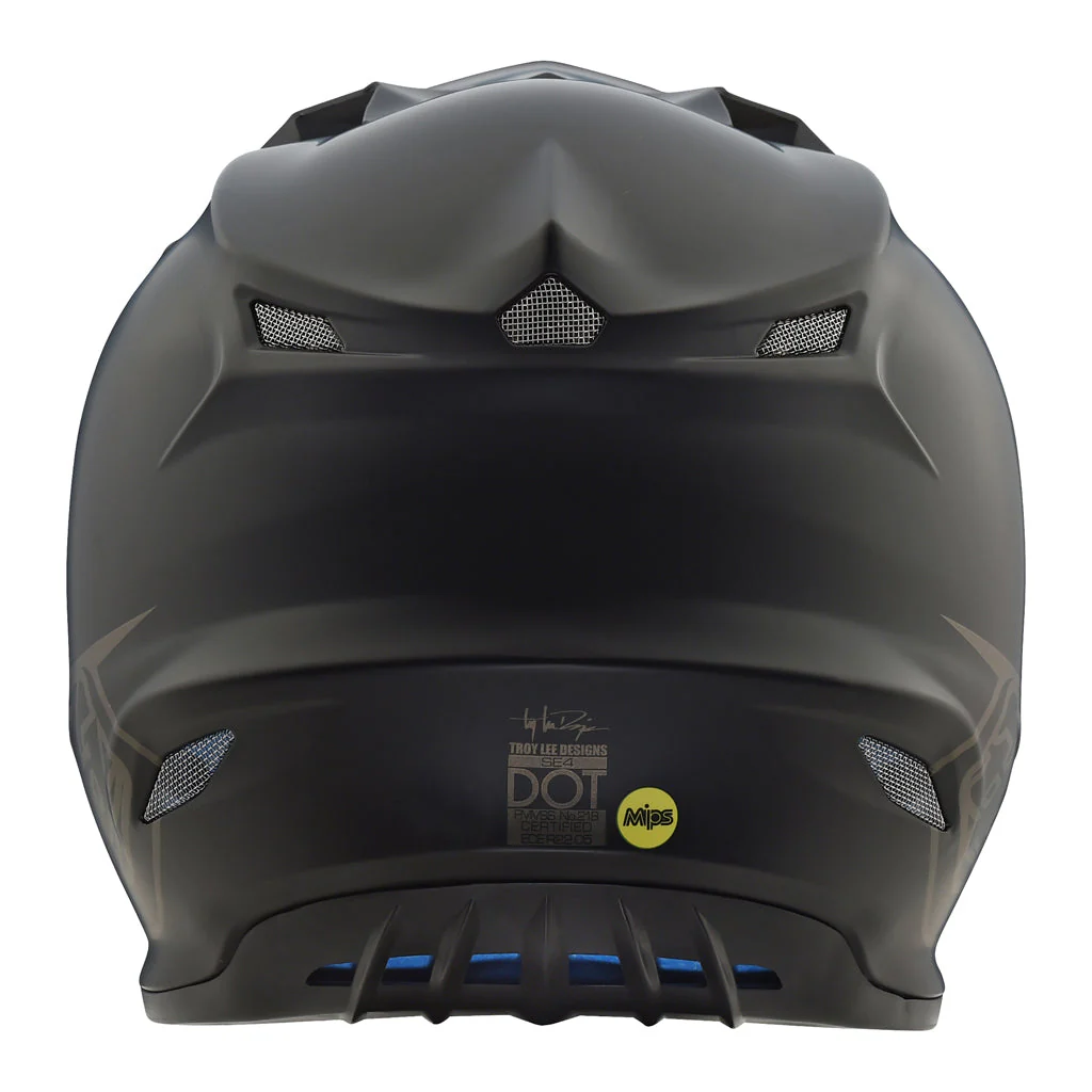 TLD - SE4 Poly MIPS Mono Black Helmet - Image 4