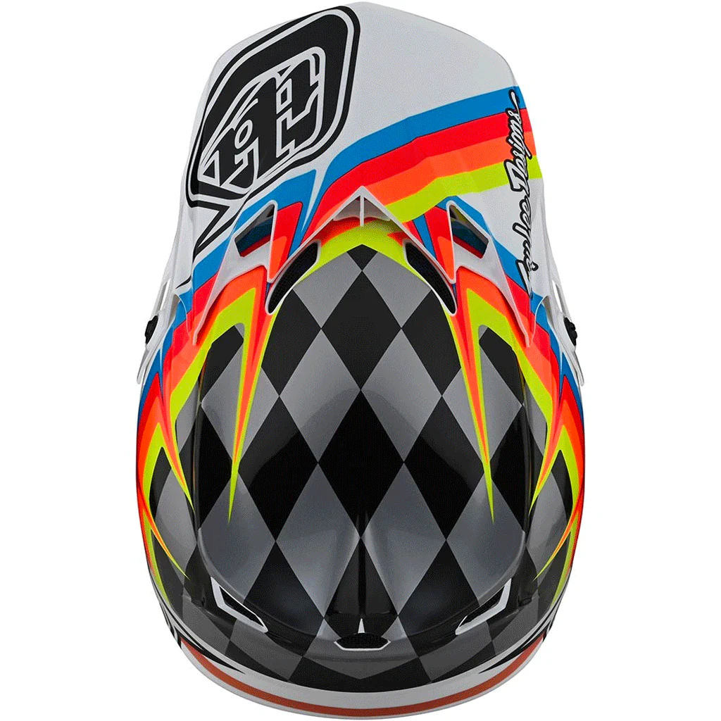 TLD - SE4 Poly Warped White/Black/Multi Helmet - Image 2