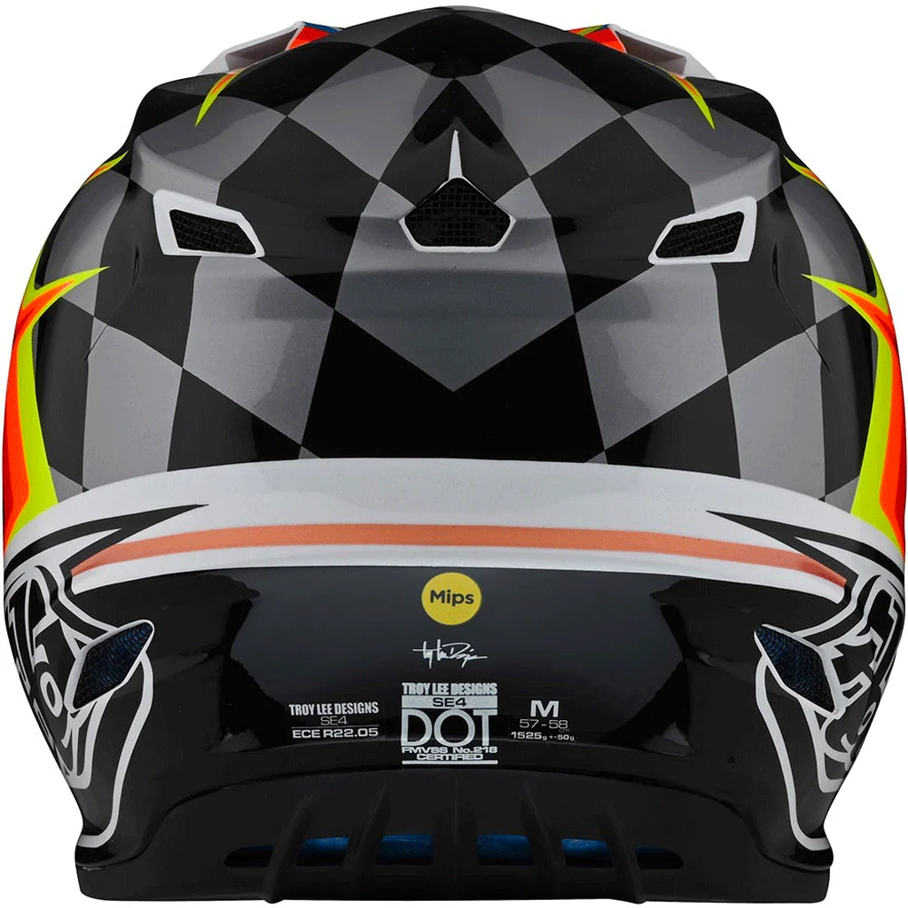 TLD - SE4 Poly Warped White/Black/Multi Helmet - Image 5