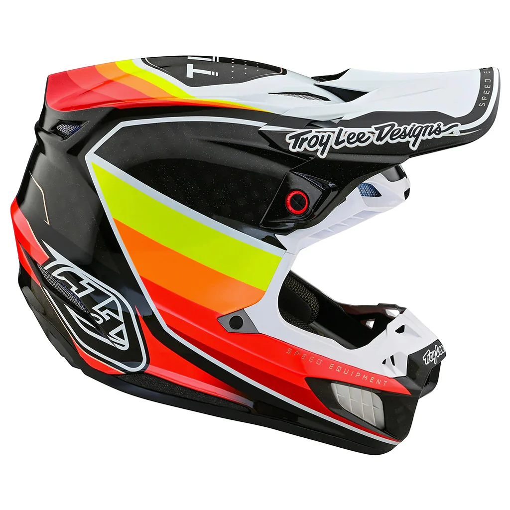 TLD - SE5 Carbon Reverb Black/Sunset Helmet - Image 4