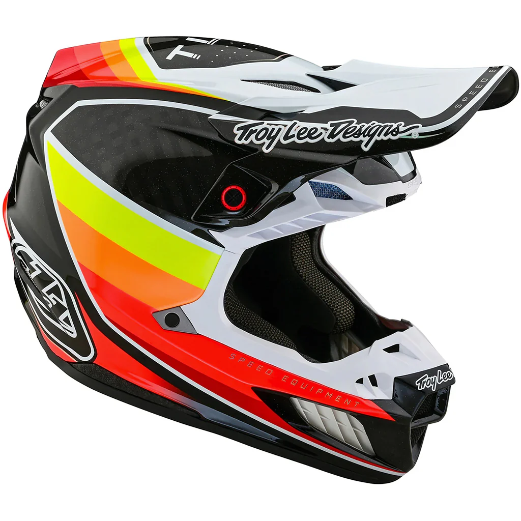 TLD - SE5 Carbon Reverb Black/Sunset Helmet - Image 5