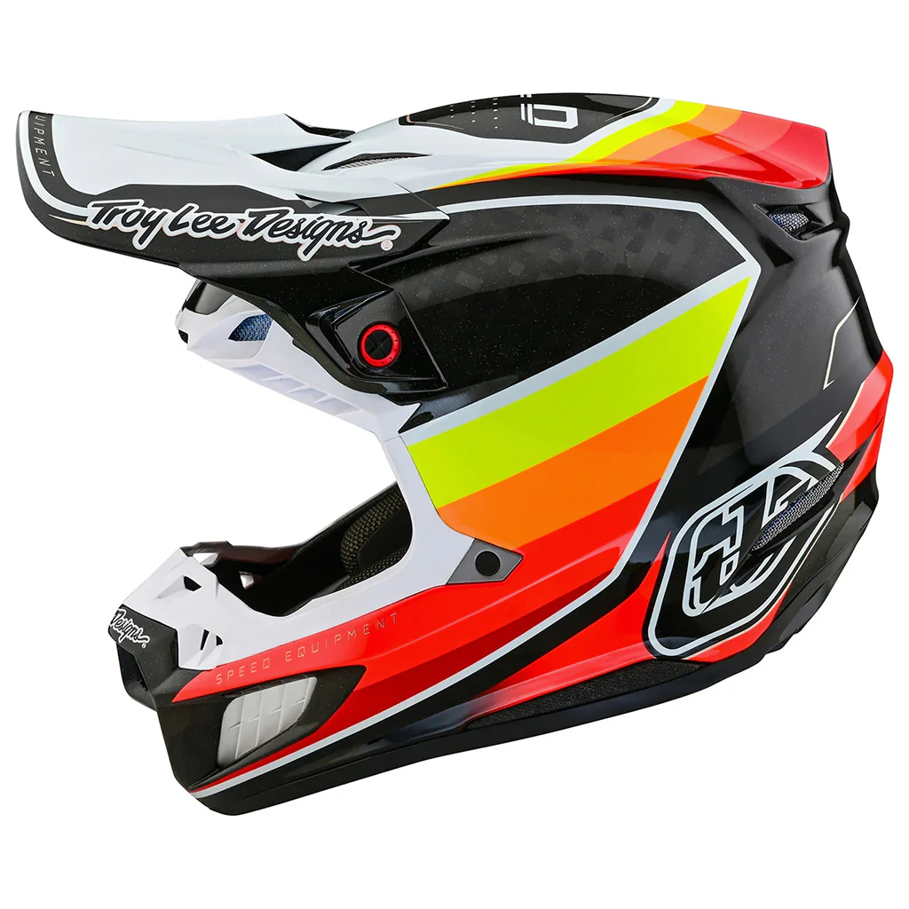 TLD - SE5 Carbon Reverb Black/Sunset Helmet - Image 6