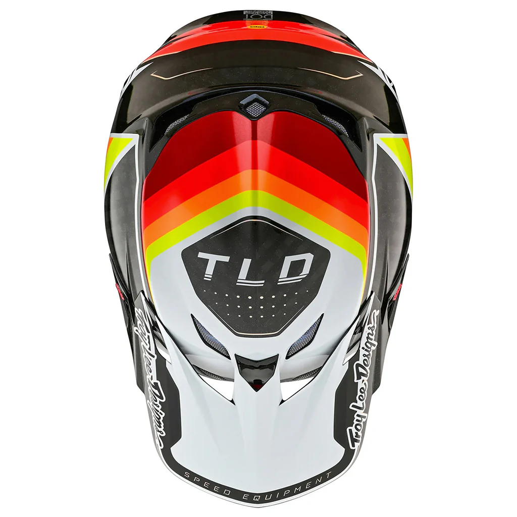TLD - SE5 Carbon Reverb Black/Sunset Helmet - Image 7