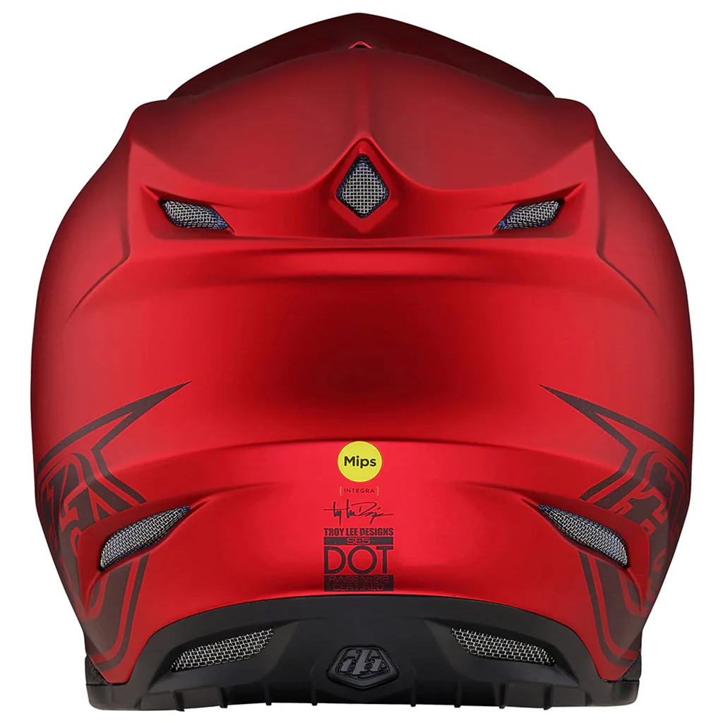 TLD - SE5 Composite Core Red Helmet - Image 6