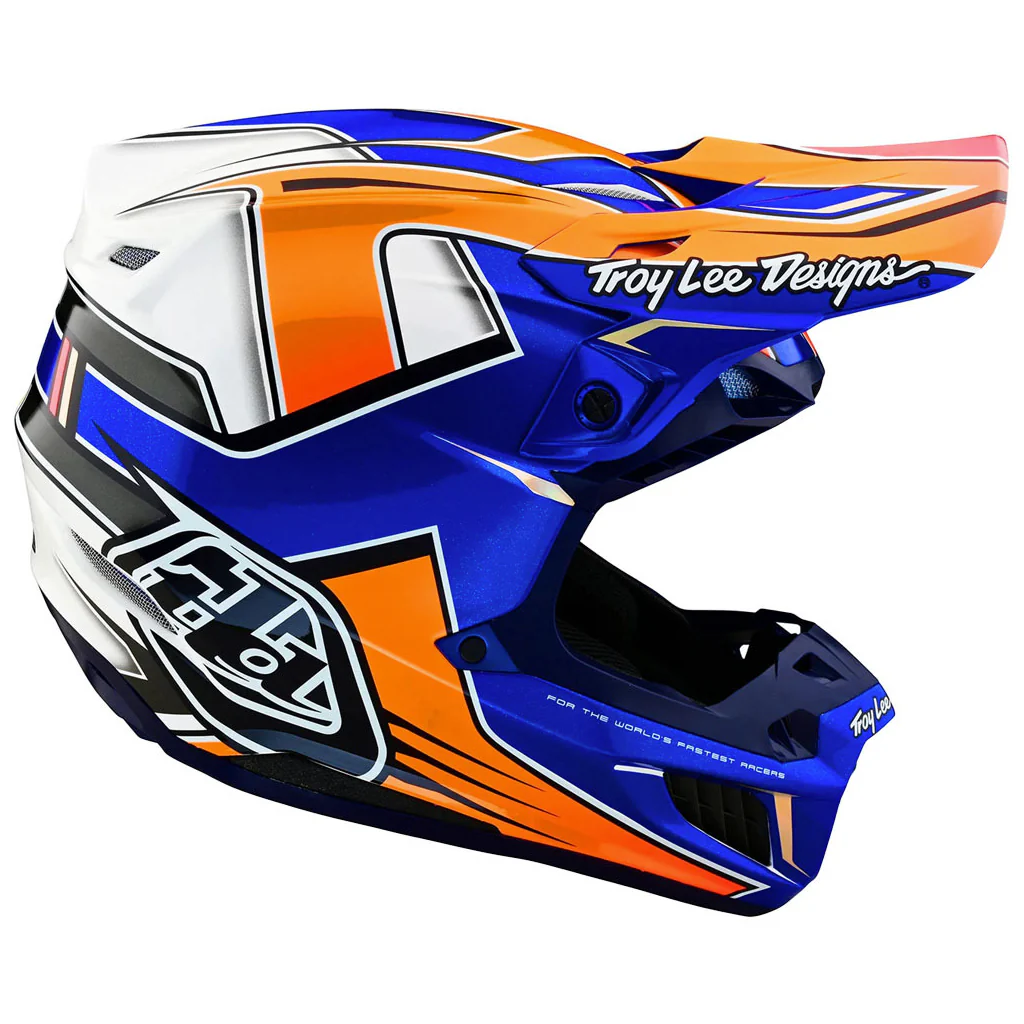 TLD - SE5 Composite Efix Blue/Orange Helmet - Image 2