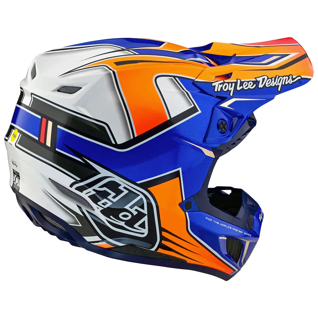 TLD - SE5 Composite Efix Blue/Orange Helmet - Image 4