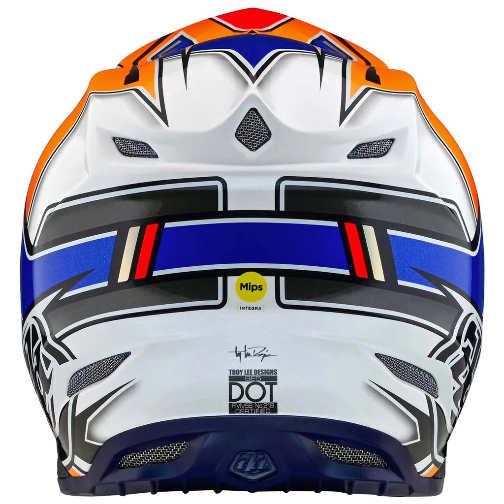 TLD - SE5 Composite Efix Blue/Orange Helmet - Image 5
