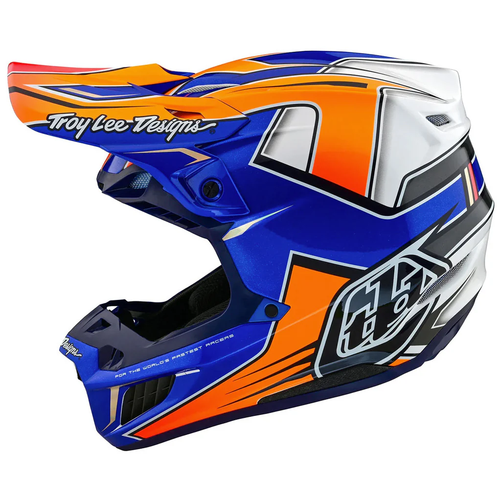 TLD - SE5 Composite Efix Blue/Orange Helmet - Image 7