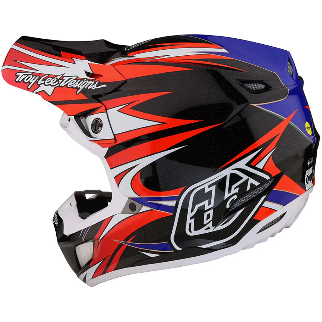TLD - SE5 Composite Inferno Red Helmet - Image 3