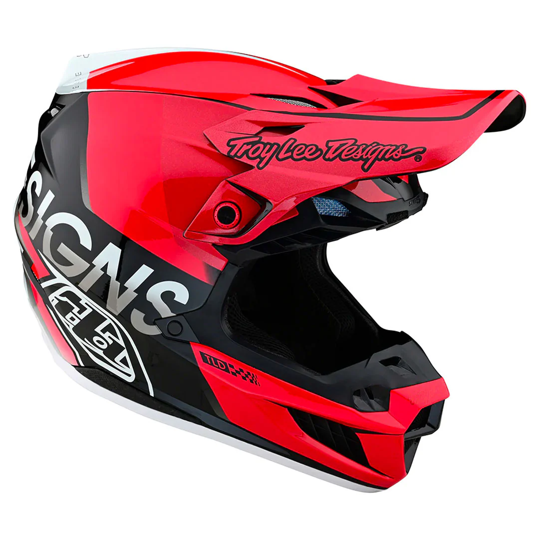 TLD - SE5 Composite Qualifier Black/Red Helmet - Image 2