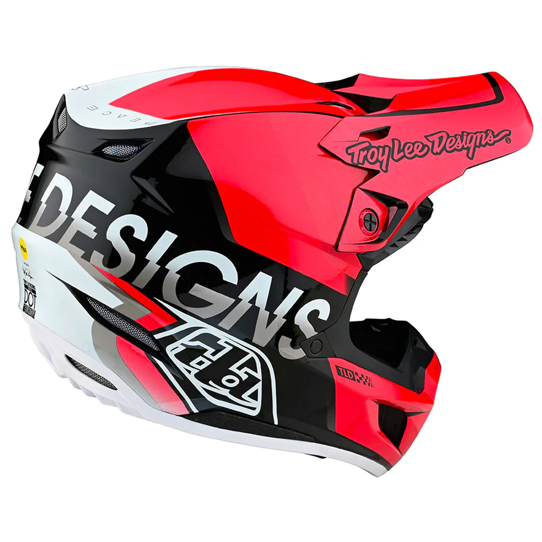 TLD - SE5 Composite Qualifier Black/Red Helmet - Image 4
