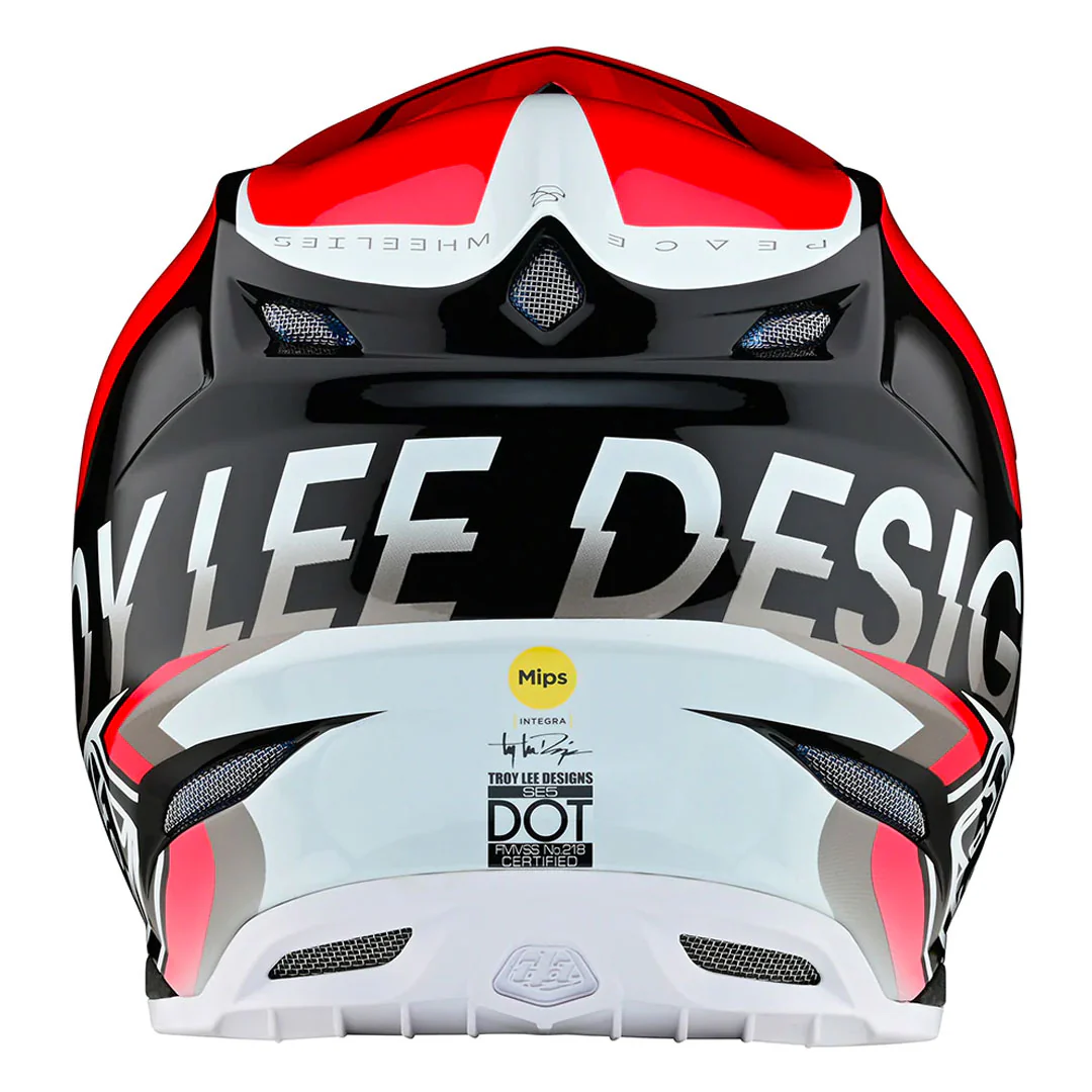 TLD - SE5 Composite Qualifier Black/Red Helmet - Image 5