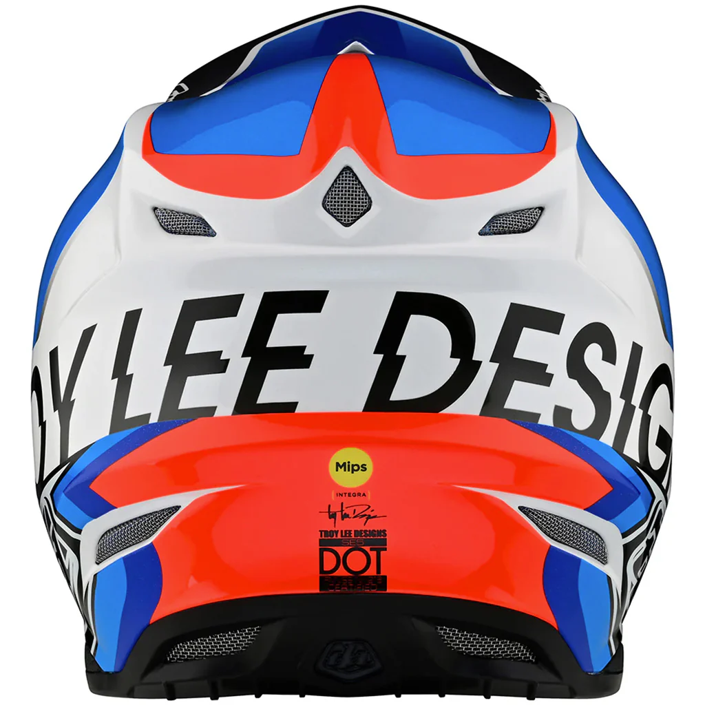 TLD - SE5 Composite Qualifier White/Blue Helmet - Image 4