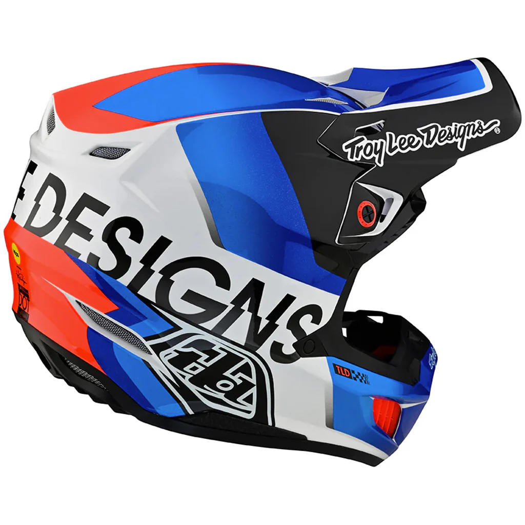 TLD - SE5 Composite Qualifier White/Blue Helmet - Image 5
