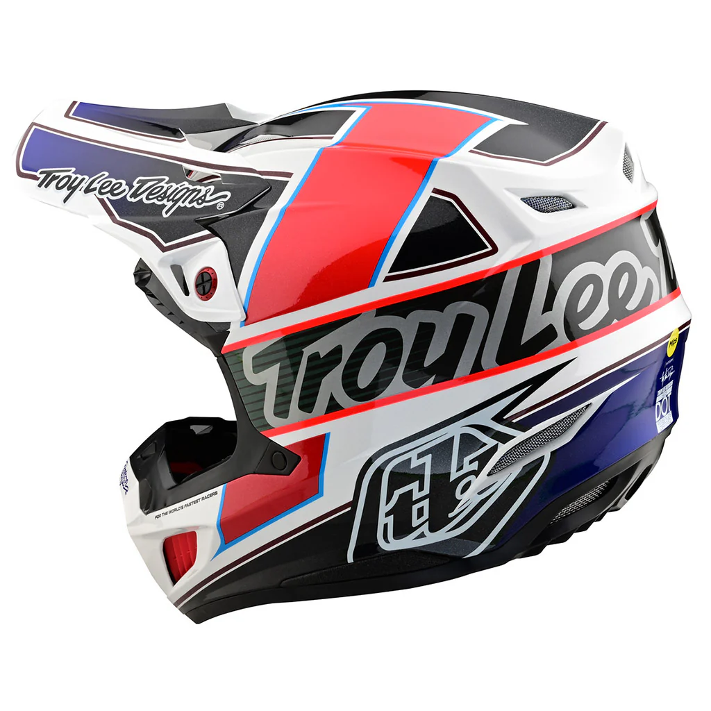 TLD - SE5 Composite Team White/Black Helmet - Image 3