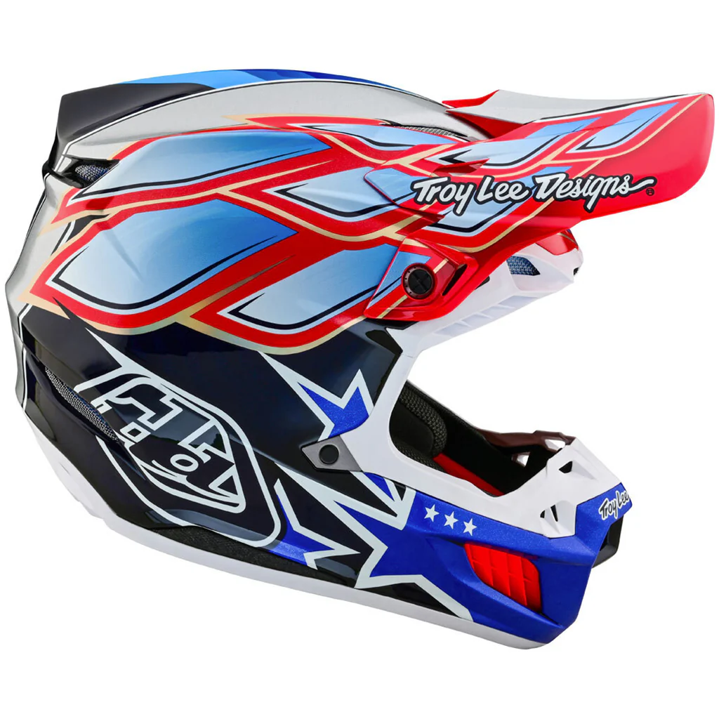 TLD - SE5 Composite Wings Black/Blue Helmet - Image 3