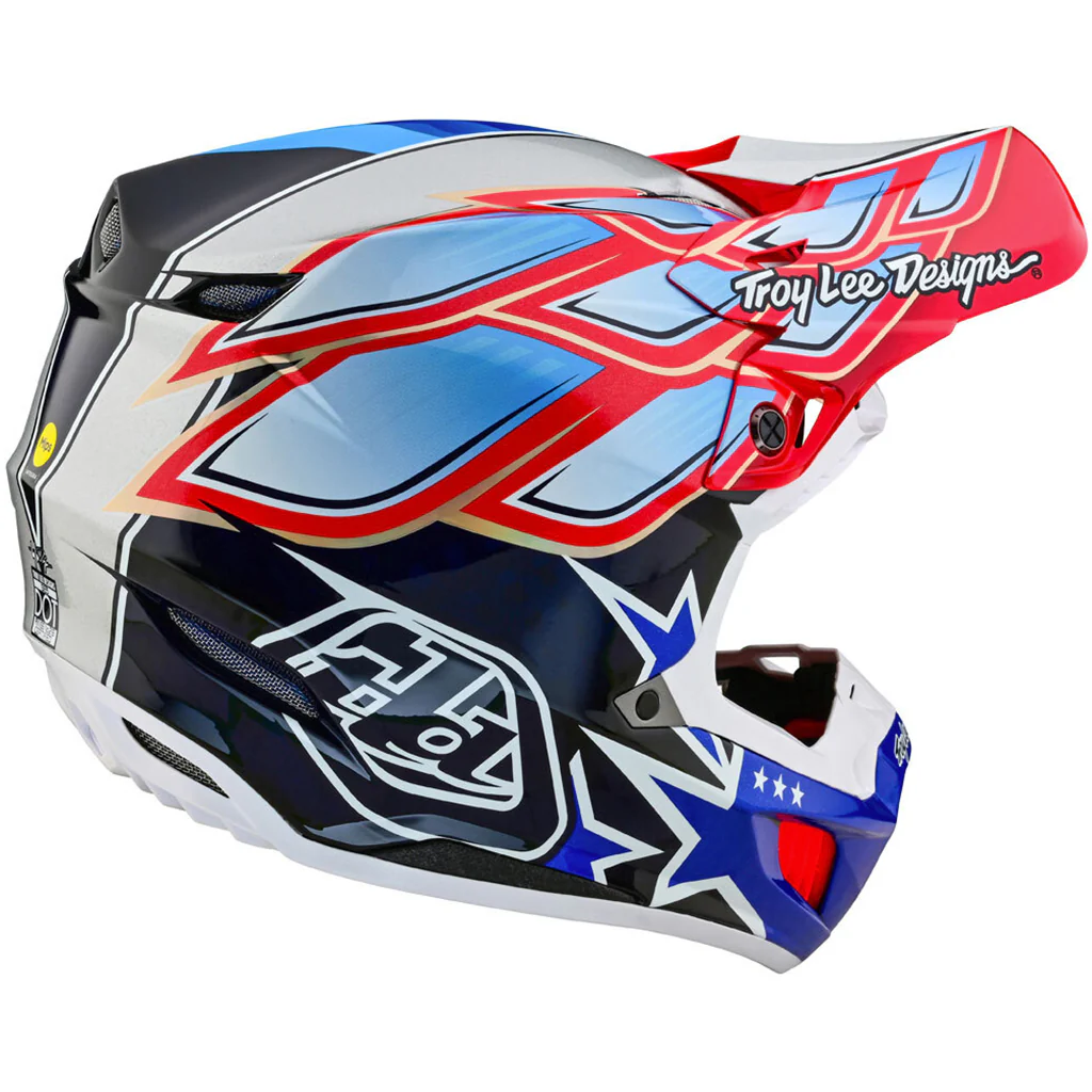 TLD - SE5 Composite Wings Black/Blue Helmet - Image 4