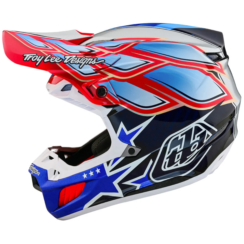 TLD - SE5 Composite Wings Black/Blue Helmet - Image 7