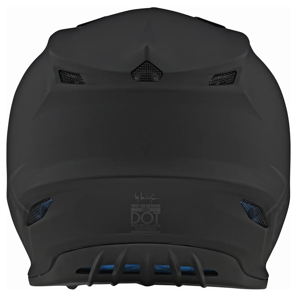 TLD - Youth GP Mono Black Helmet - Image 3