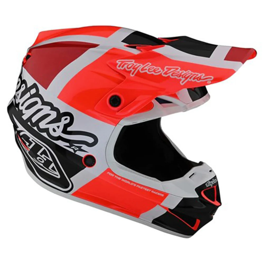 TLD - Youth SE4 Poly MIPS Quattro Red/Charcoal Helmet - Image 5
