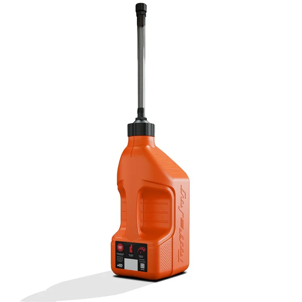Tuff Jug - 10L Orange With Flexible Spout Fuel Can