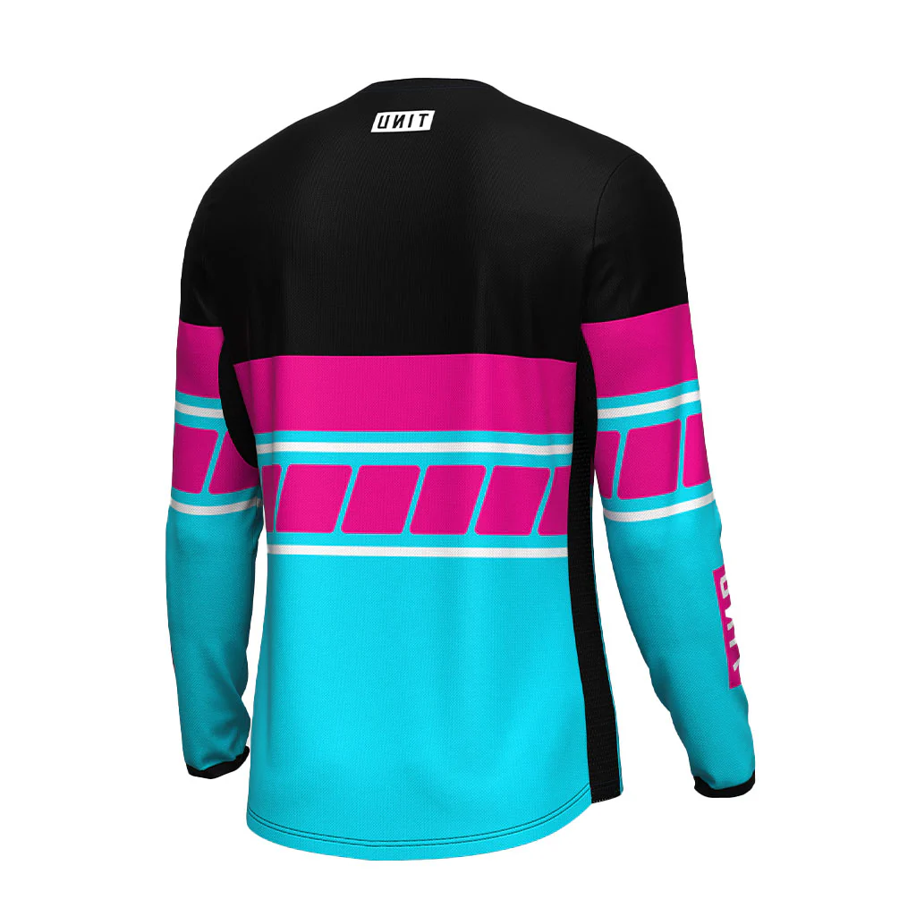 Unit - 2024 Tonic Black/Pink/Blue Jersey - Image 2