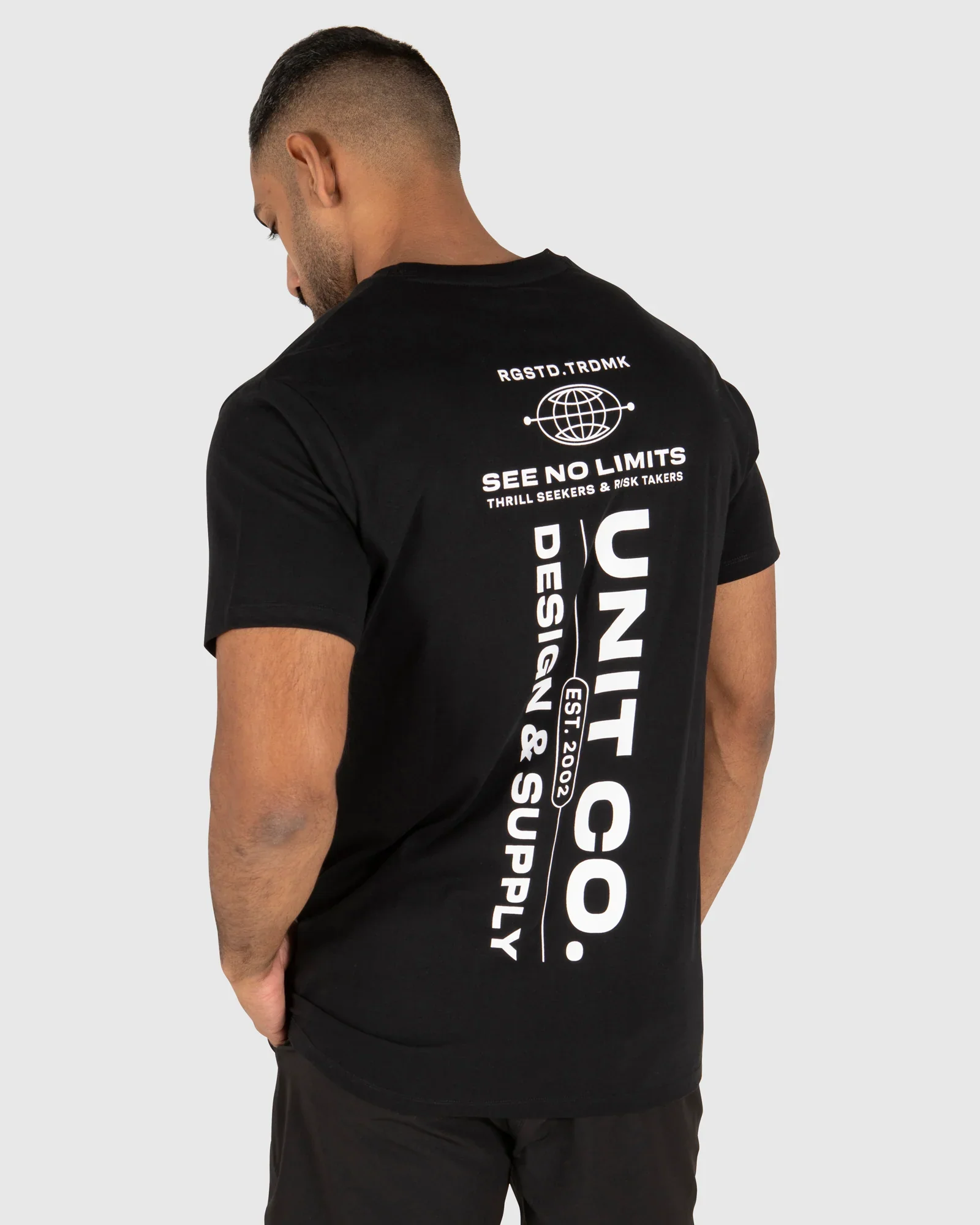 Unit - Mens Black Worldwide Tee - Image 4