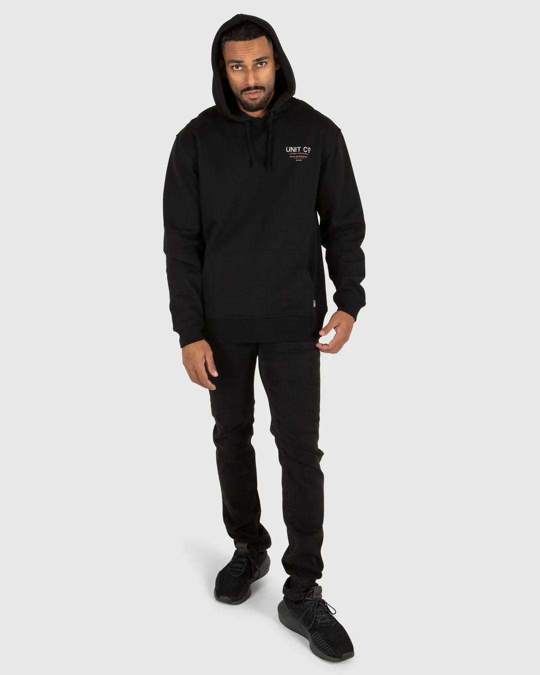 Unit - Mens Black Worx Hoodie - Image 4
