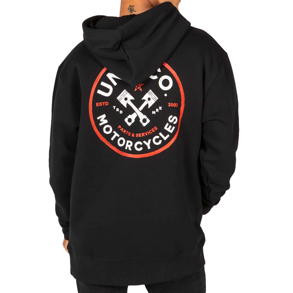 Unit - Mens Outcast Black Hoodie - Image 2
