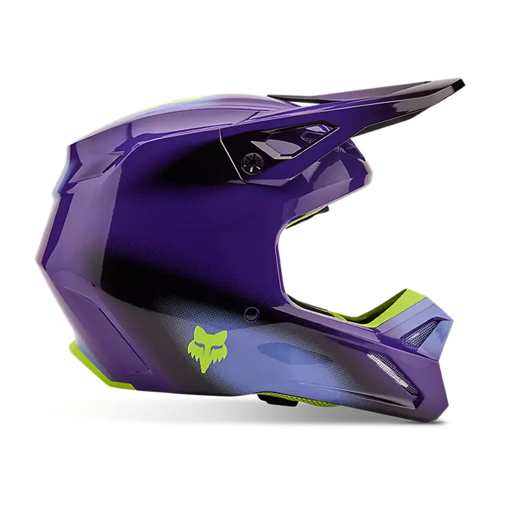 Fox - 2024 V1 Interfere Black/Blue Helmet - Image 3