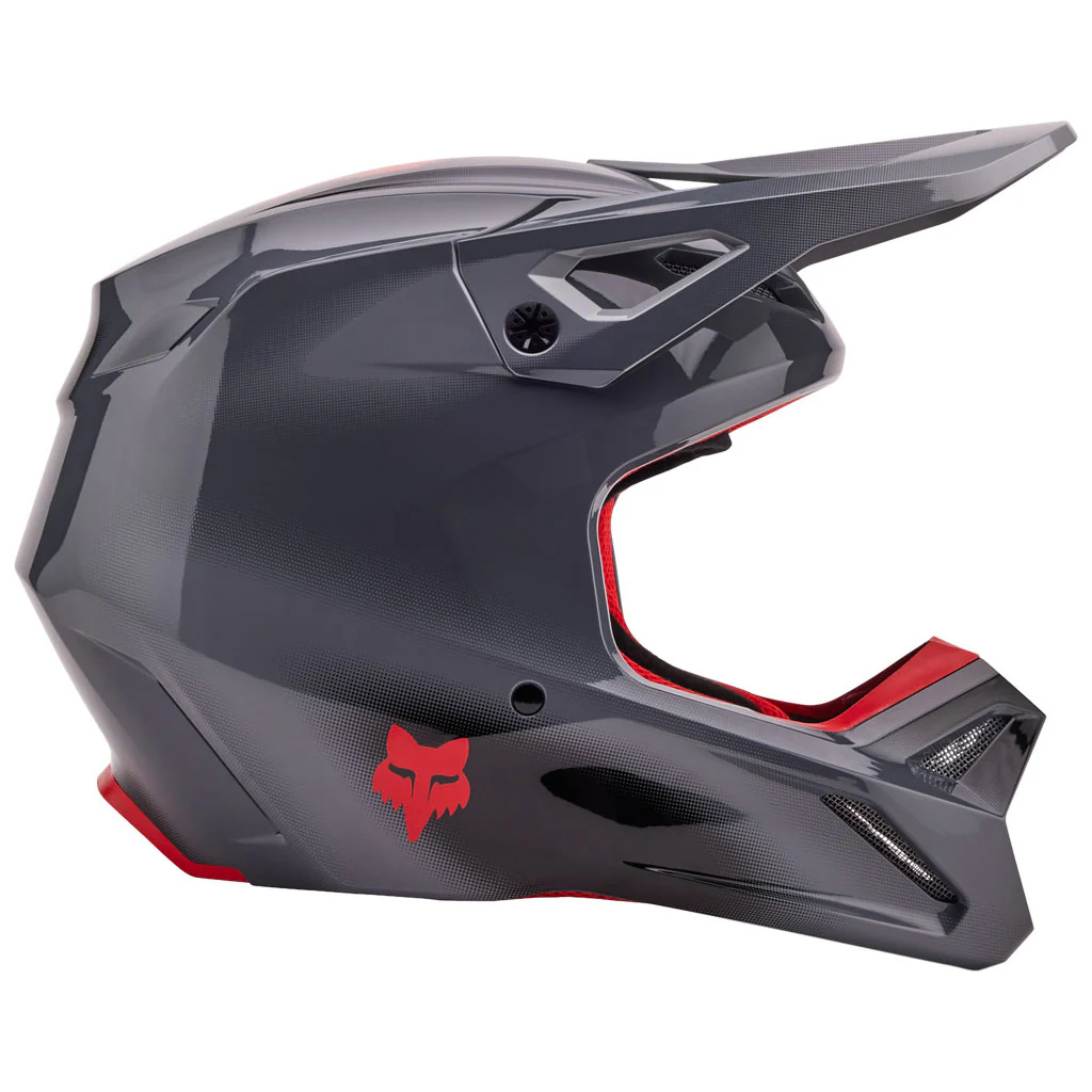 Fox - 2024 V1 Interfere Grey/Red Helmet - Image 3