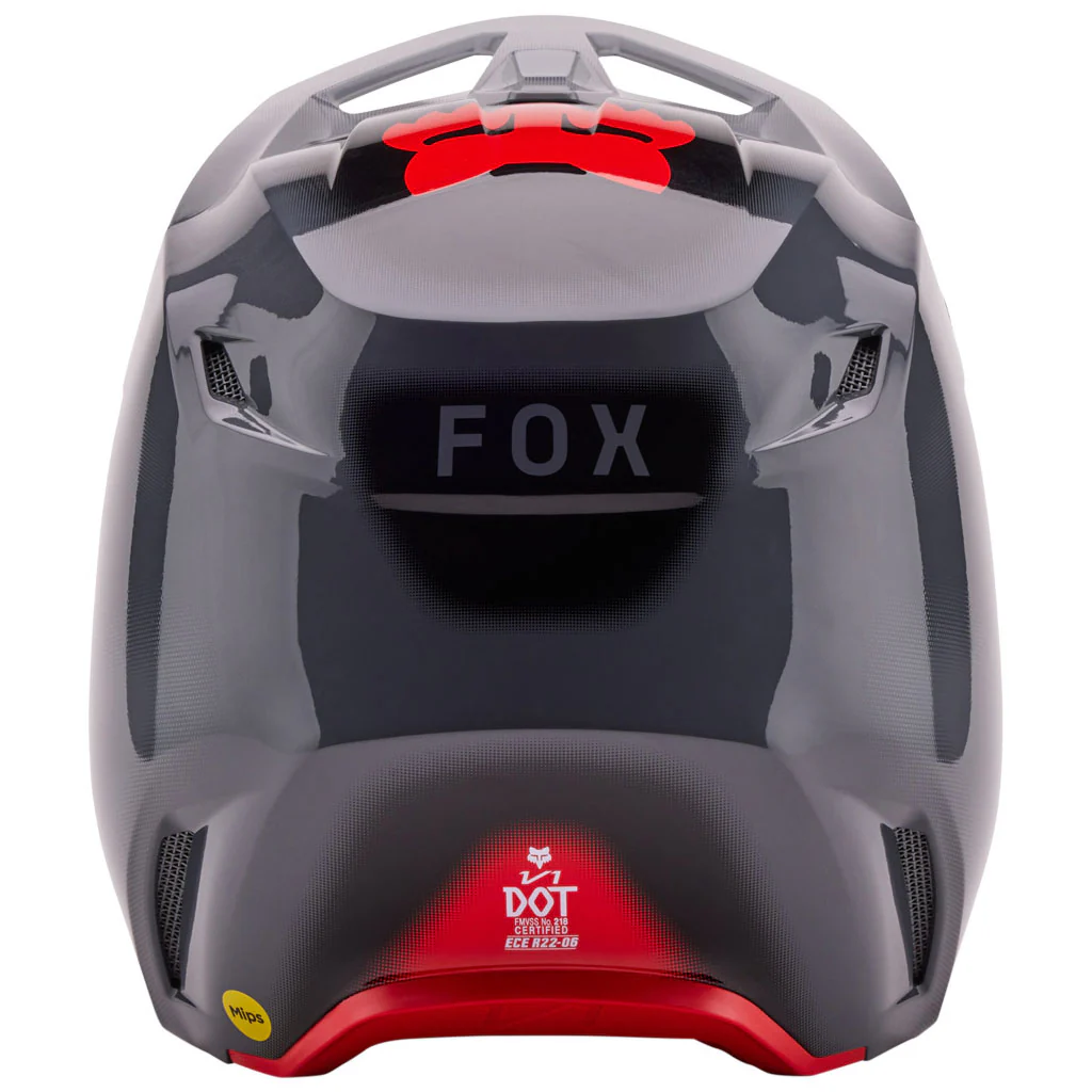 Fox - 2024 V1 Interfere Grey/Red Helmet - Image 4