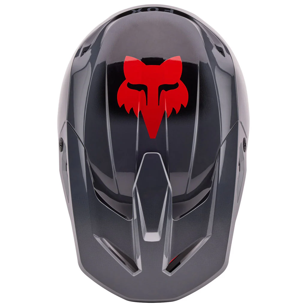 Fox - 2024 V1 Interfere Grey/Red Helmet - Image 5