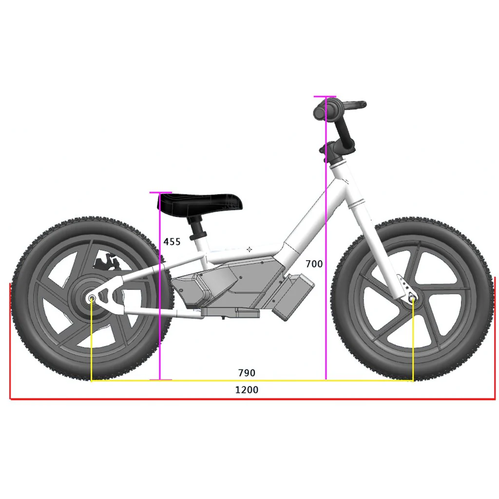 Wired Bikes - 16 Inch Electric Balance Bike - Image 8