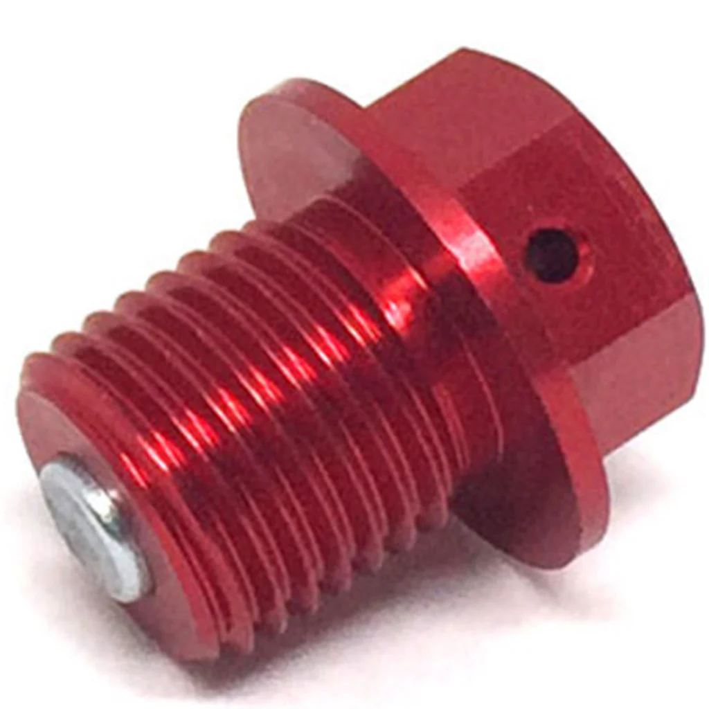 Zeta - M10 x 1.5 Red Magnetic Drain Bolt