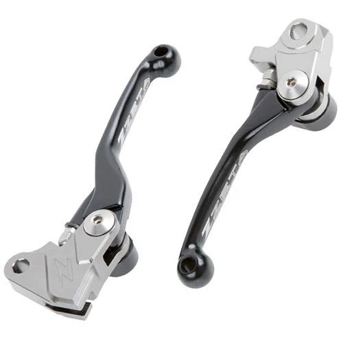Zeta - Kawasaki Black Pivot Lever Set KX250F/KX450F 05-12